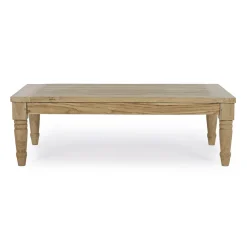 Viadurini in the Garden Garten Beistelltisch-Couchtisch im Freien in rustikalem Teakholz, Homemotion - Ronak