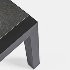 Viadurini in the Garden Garten Beistelltisch-Couchtisch im Freien mit Aluminiumbasis und Keramikplatte - Maino