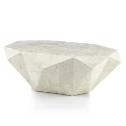 Viadurini Living Couchtische Aus Stein-Couchtisch in Form für den Innenbereich aus Fossil Stone in verschiedenen Ausführungen – Kopfhörer