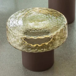 Viadurini Living Moderne Couchtische-Couchtisch mit Glasplatte und Metallgestell, hergestellt in Italien – Batulla