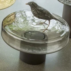 Viadurini Living Moderne Couchtische-Couchtisch mit Glasplatte und Metallgestell, hergestellt in Italien – Batulla