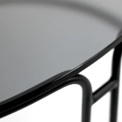 Viadurini Living Moderne Couchtische-Couchtisch mit Glasplatte und rundem Sockel, hergestellt in Italien – Tullia