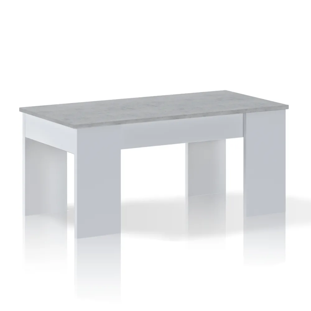 Viadurini Living Moderne Couchtische-Couchtisch mit Holzbehälter – Scandio