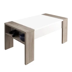 Viadurini Living Moderne Couchtische-Couchtisch mit ökologischem Holzbehälter – Cripto