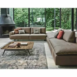 Viadurini Living Moderne Couchtische-Couchtisch mit Marmorplatte und Holzfuß Made in Italy - Raise