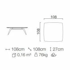 Viadurini Living Moderne Couchtische-Couchtisch mit Marmorplatte und Holzfuß Made in Italy - Raise