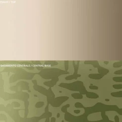 Viadurini Living Moderne Couchtische-Couchtisch mit quadratischer Glas- oder Metallplatte, hergestellt in Italien – Anakin