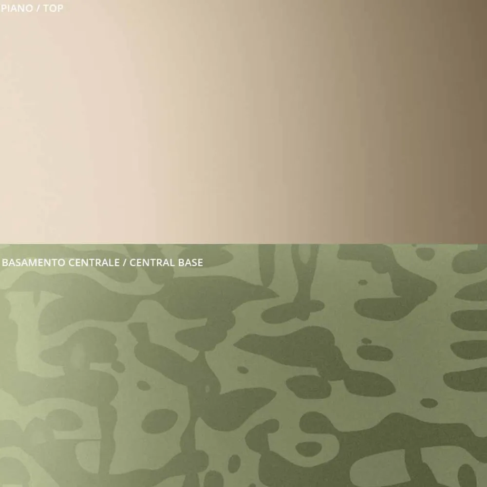 Viadurini Living Moderne Couchtische-Couchtisch mit quadratischer Glas- oder Metallplatte, hergestellt in Italien – Anakin