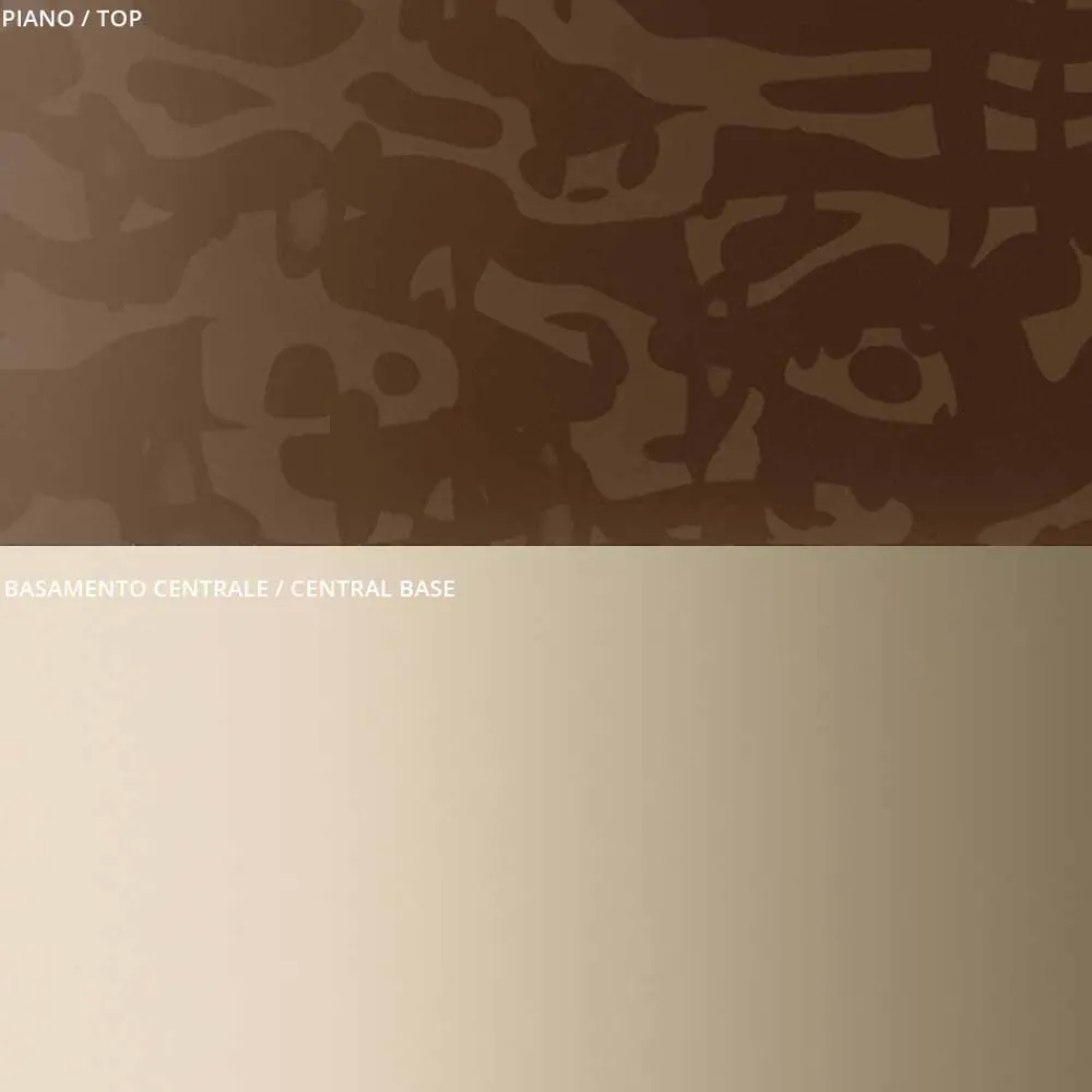 Viadurini Living Moderne Couchtische-Couchtisch mit quadratischer Glas- oder Metallplatte, hergestellt in Italien – Anakin