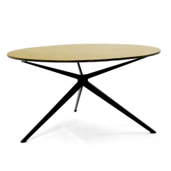 Viadurini Living Moderne Couchtische-Couchtisch mit runder Platte aus Glas, hergestellt in Italien – Siste