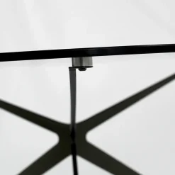 Viadurini Living Moderne Couchtische-Couchtisch mit runder Platte aus Glas, hergestellt in Italien – Siste