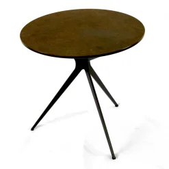 Viadurini Living Moderne Couchtische-Couchtisch mit runder Platte aus Feinsteinzeug, hergestellt in Italien – Siste