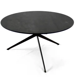 Viadurini Living Moderne Couchtische-Couchtisch mit runder Platte aus Steinzeug, hergestellt in Italien – Siste