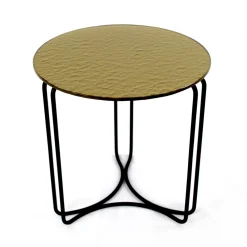 Viadurini Living Moderne Couchtische-Couchtisch und Sockel aus Glas mit 3 Halbmonden, hergestellt in Italien – Arepa