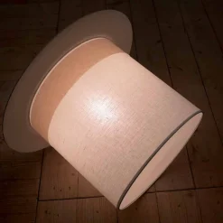 Viadurini Lighting Designer Pendelleuchten-Cylinder Design White Leinen Hängelampe, Made in Italy - Magic