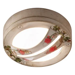 Ferroluce Garten-Wandlampen-Decken- oder Wandleuchte für den Außenbereich aus handbemaltem Aluminium - Brindisi