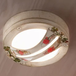 Ferroluce Garten-Wandlampen-Decken- oder Wandleuchte für den Außenbereich aus handbemaltem Aluminium - Brindisi