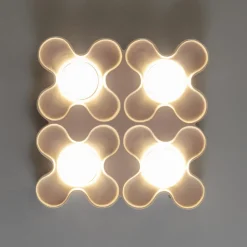Toscot Moderne Deckenleuchten-Deckenlampe aus farbiger Keramik, handgefertigt in Italien - Clover