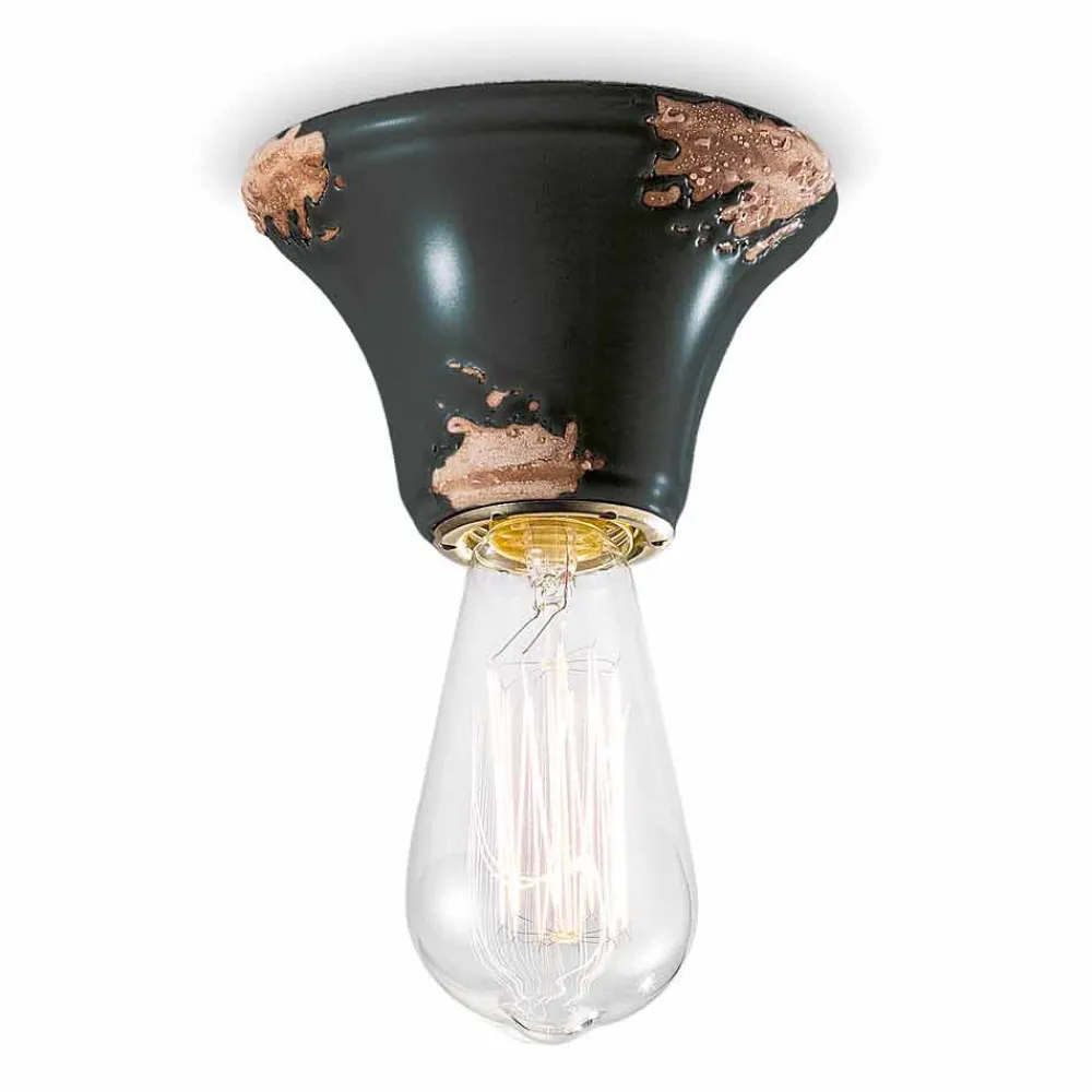 Ferroluce Vintage Deckenleuchten-Deckenlampe im Vintage Stil Diane