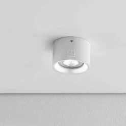 Aldo Bernardi Moderne Deckenleuchten-Deckenlampe rund aus Beton oder Gips Nadir 8 von