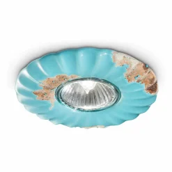 Ferroluce Vintage Deckenleuchten-Deckenlampe rund aus Keramik Cindy