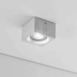 Aldo Bernardi Moderne Deckenleuchten-Deckenlampe viereckig Beton oder Gips in modernem Design Nadir