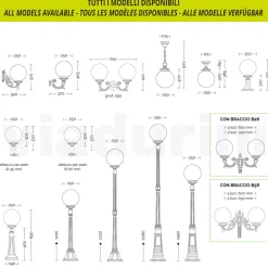 Viadurini Lighting Garten-Wandlampen-Deckenleuchte aus opalem Acryl und weißer Aluminiumstruktur - Trovabianco