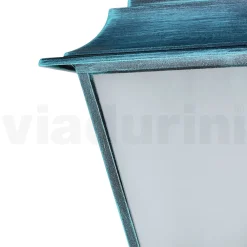 Viadurini Lighting Garten-Wandlampen-Deckenleuchte für den Außenbereich aus Aluminium und sandgestrahltem Glas - Alchemist