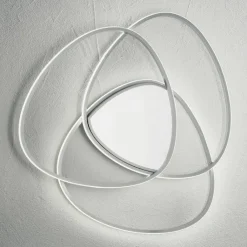 Viadurini Lighting Moderne Deckenleuchten-Deckenleuchte LED-Wandleuchte aus Metall mit Gold- oder Silberfinish - Rosella