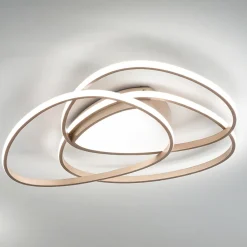 Viadurini Lighting Moderne Deckenleuchten-Deckenleuchte LED-Wandleuchte aus Metall mit Gold- oder Silberfinish - Rosella