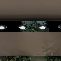 Viadurini Lighting Moderne Deckenleuchten-Deckenleuchte mit flacher Glasplatte mit Absenkungen - Kora