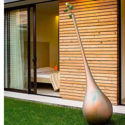 Myyour Gartenideen|Deko Vasen-Dekorative Bodenvase für Kunststoff im Außen- oder Innenbereich - Ampulle von