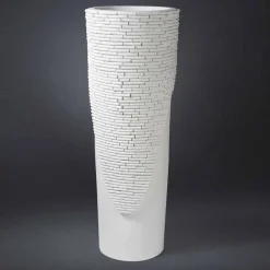 Viadurini Living Deko Vasen-Dekorative Keramikvase für den Innenbereich, handgefertigt in Italien - Calisto