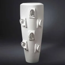 Viadurini Living Deko Vasen-Dekorative Keramikvase mit Dekorationen handgefertigt in Italien - Capuano