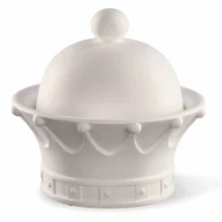 Viadurini Living Deko Artikel Und Wohnaccessoires-Dekorative Statue aus weißer Keramik, handgefertigt in Italien - Queen