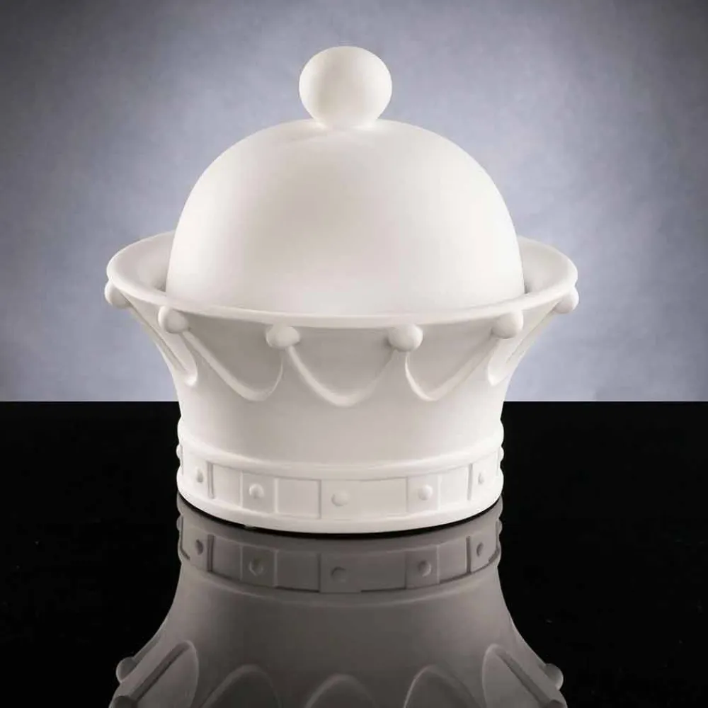 Viadurini Living Deko Artikel Und Wohnaccessoires-Dekorative Statue aus weißer Keramik, handgefertigt in Italien - Queen