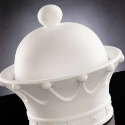 Viadurini Living Deko Artikel Und Wohnaccessoires-Dekorative Statue aus weißer Keramik, handgefertigt in Italien - Queen