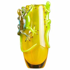 Viadurini Living Deko Vasen-Dekorative Vase aus farbigem Glas, handgefertigt in Italien - Geco