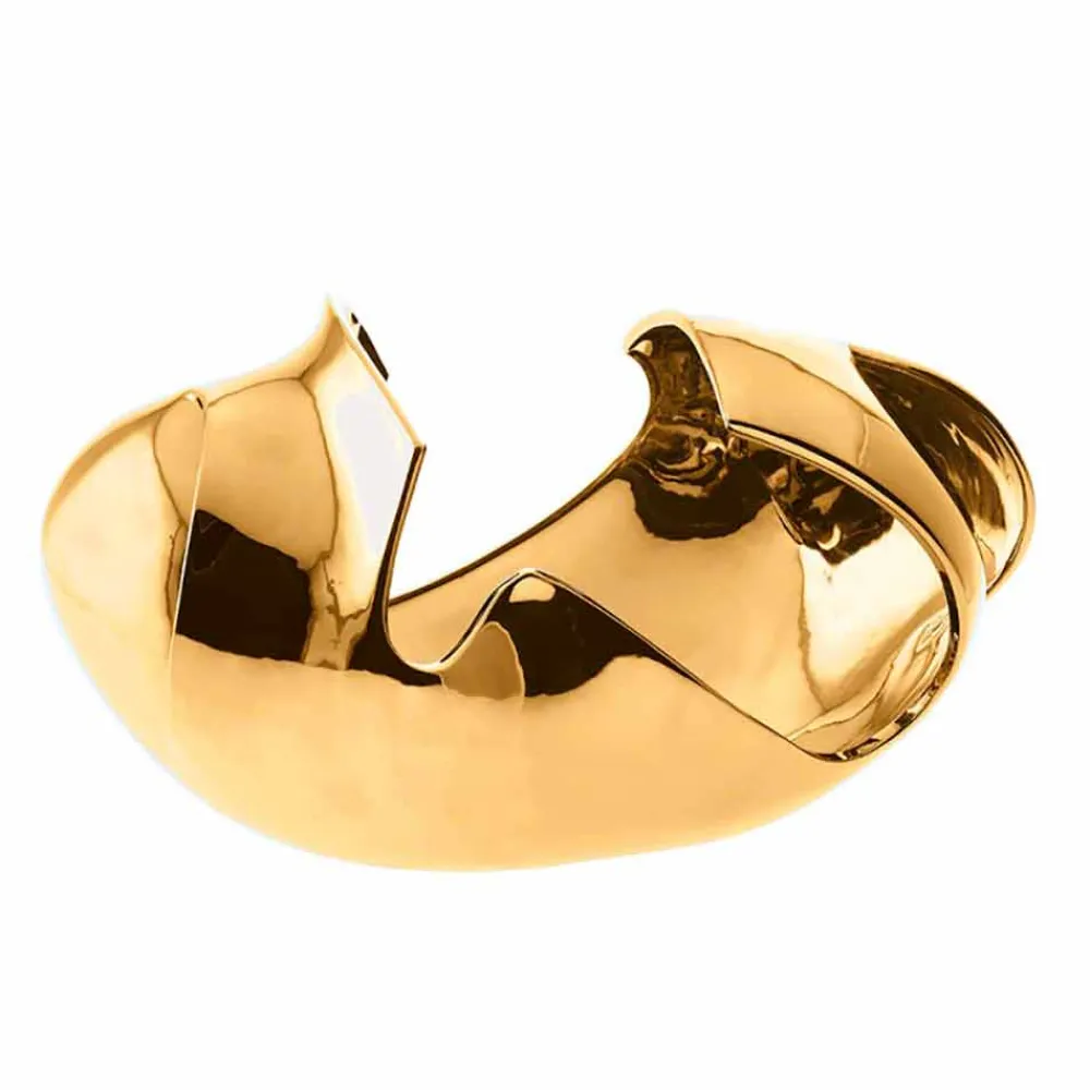 Viadurini Living Deko Vasen-Dekorative Vase aus matt oder glasierter Keramik Made in Italy - Waves