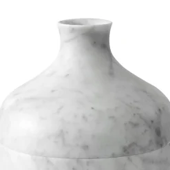 Viadurini Decor Deko Vasen-Dekorative Vase aus weißem Carrara Marmor Italienisches Luxusdesign - Calar