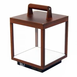 Viadurini Lighting Gartenlampion-Dekorativer LED-Außenstrahler aus weißem Aluminium oder Corten - Bettina