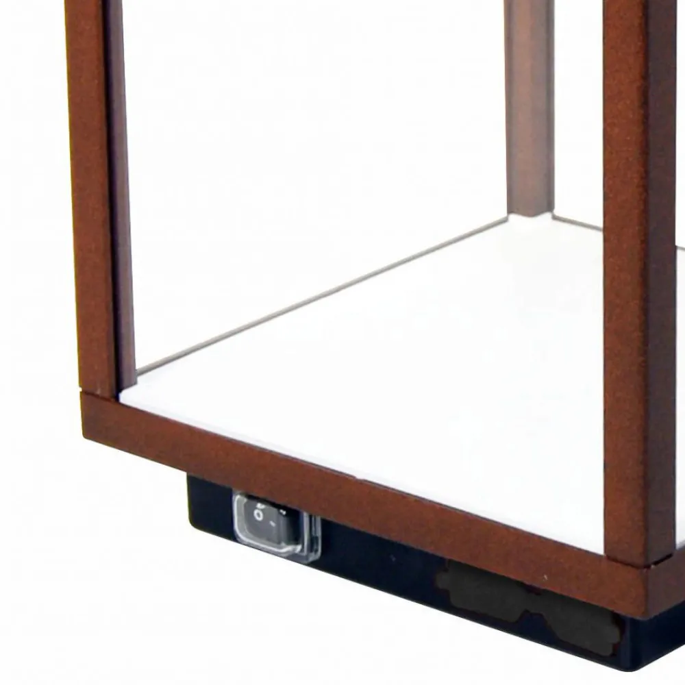 Viadurini Lighting Gartenlampion-Dekorativer LED-Außenstrahler aus weißem Aluminium oder Corten - Bettina