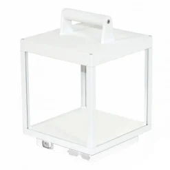 Viadurini Lighting Gartenlampion-Dekorativer LED-Außenstrahler aus weißem Aluminium oder Corten - Bettina