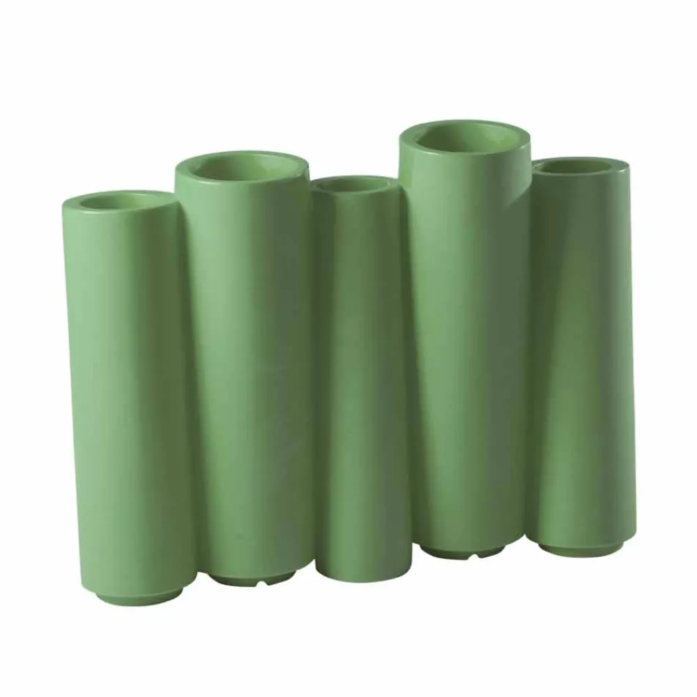 SLIDE Gartenideen-Dekorativer Vase für modernes Design im Freien Bambus hergestellt in Italien