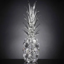 Viadurini Living Deko Artikel Und Wohnaccessoires-Dekoratives ananasförmiges Kristallornament Made in Italy - Ananas