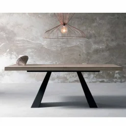 Viadurini Living Esstische Nach Mass|Ausziehbare Esstische-Design ausziehbarer Tisch aus Eichenholz made in Italy, Zerba