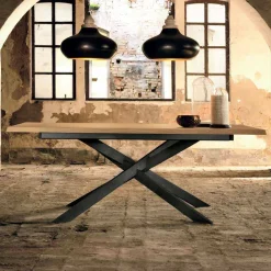 Viadurini Living Esstische Nach Mass|Ausziehbare Esstische-Design ausziehbarer Tisch aus Eichenholz made in Italy, Oncino