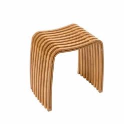 Viadurini Bathroom Duschhocker-Design Bad Stoll aus heißem gebogenem Bambus Gorizia