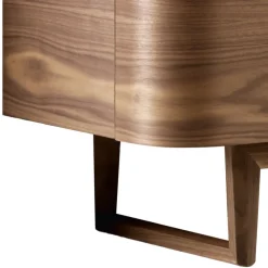 Grilli Anrichte-Design Barmöbel aus Massivholz mit 2 Türen York in Italien hergestellt