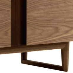 Grilli Anrichte-Design Barmöbel aus Massivholz mit 2 Türen York in Italien hergestellt